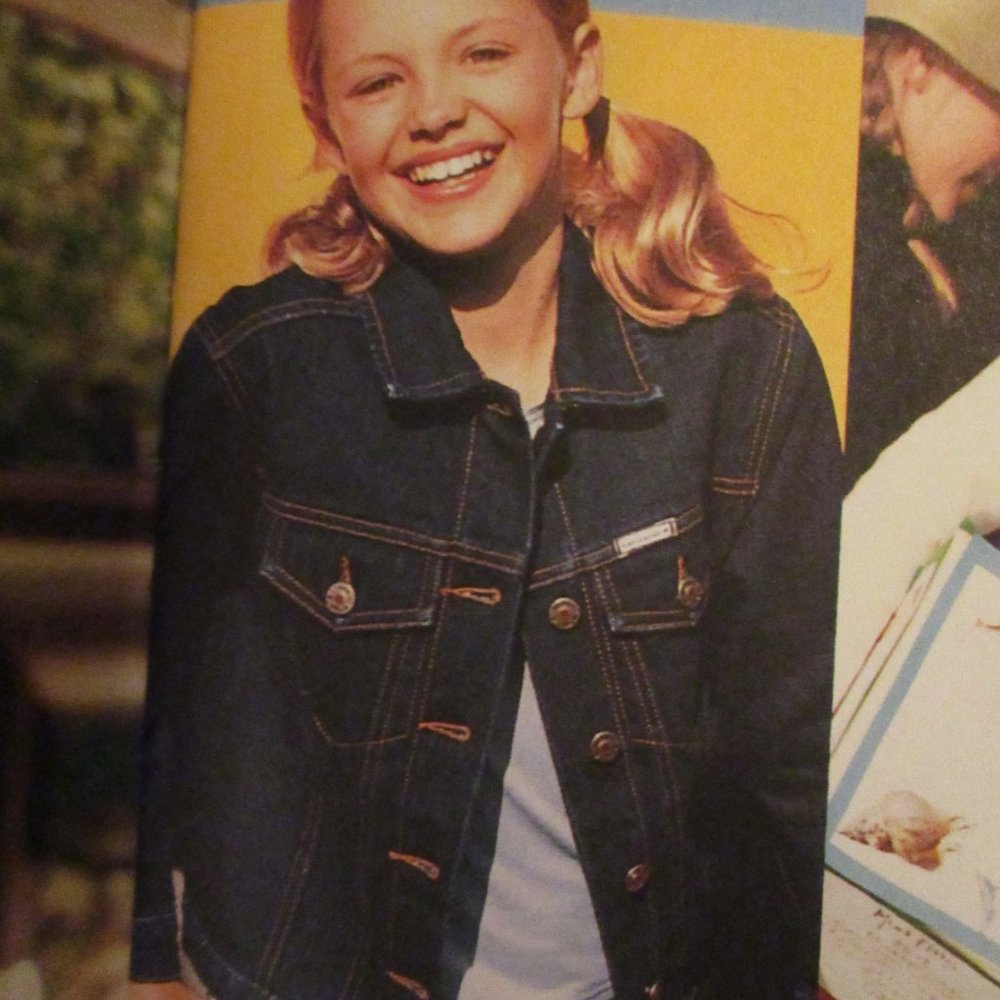 Like New Girl's American Girl brand jean jacket size Medium